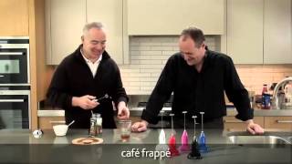 How to make a frappé coffee using an aerolatte milk frother [upl. by Radack]