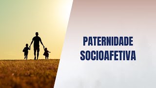 Paternidade socioafetiva [upl. by Folsom510]