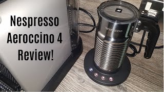 Nespresso Aeroccino 4 Milk Frother Review  Worth upgrading from the Aeroccino 3 [upl. by Tortosa537]