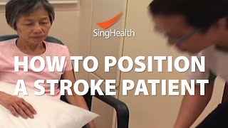 How To Position A Stroke Patient [upl. by Ahseinek788]