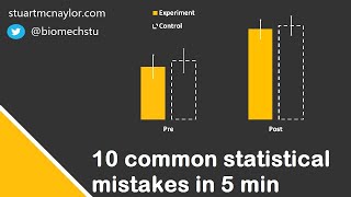 Ten Statistical Mistakes in 5 Min [upl. by Nitz]