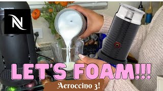 How To Foam Milk With Aeroccino 3 Make Coffee With Foam Tips amp Tricks  Easy Foamed Latte Recipe [upl. by Blank]