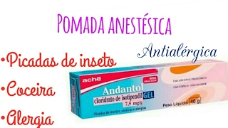 Resenha PomadaAndantol Gel [upl. by Tterrej2]