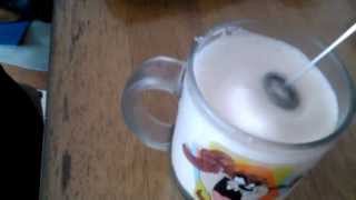 Aerolatte Review Frothing Cold Milk In Under 1 Minute [upl. by Ilene535]