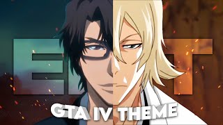 Aizen x Urahara  GTA IV Theme Edit [upl. by Yadrahs]